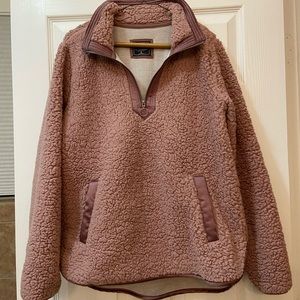 Abercrombie & Fitch 1/4 zip fleece pullover